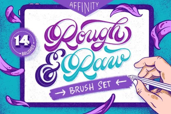 Download Rough &amp; Raw Affinity Brushes - Affinity brushes Collection