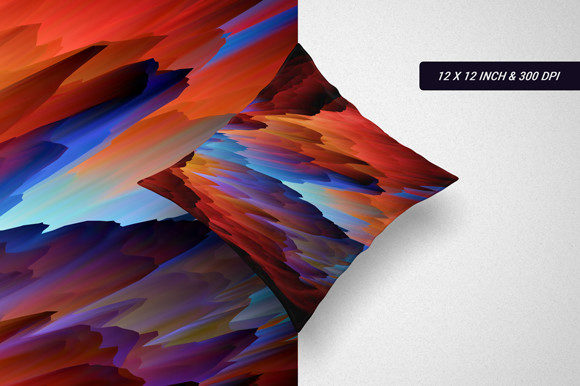 Download Pillow Colorful Sublimation Paper Vol.03 - Premium Bundle