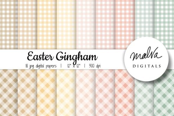 Download Easter Colors Gingham - Gingham Collection