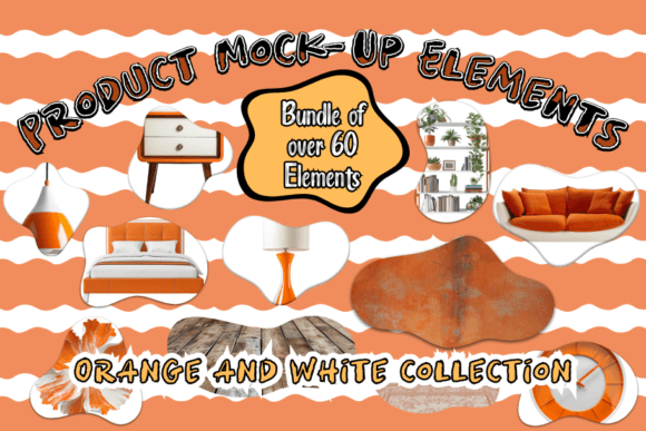 Download The Orange and White Collection - Mockup - Premium Resources